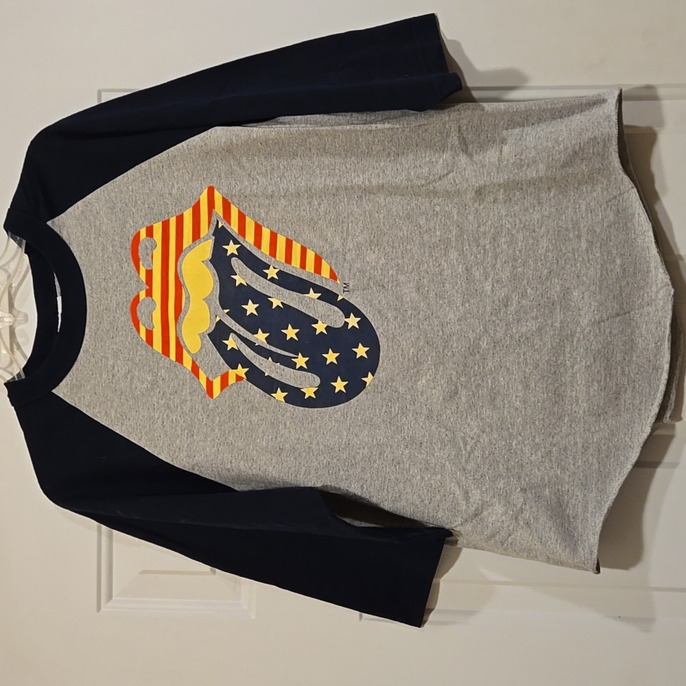 Rolling Stones Vintage US Tour 2005/2006 Concert Raglan Shirt Size Medium Unisex
